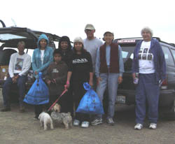 beach clean up